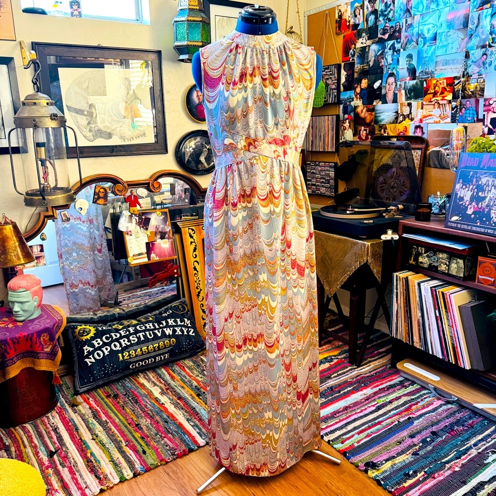 Leslie Fay Multicolor Maxi Dress